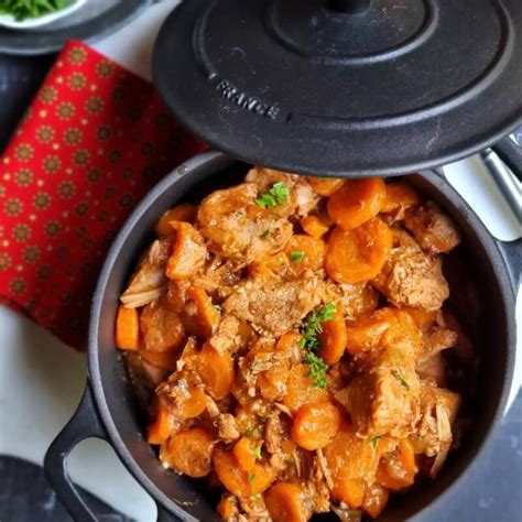 Sauté de porc mijoté à la Portugaise savoureux et parfumé