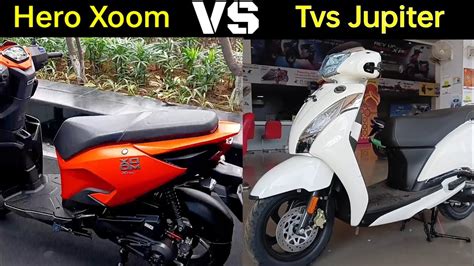 Hero Xoom 110 Vs Tvs Jupiter 125 Comparison Review Price Mileage