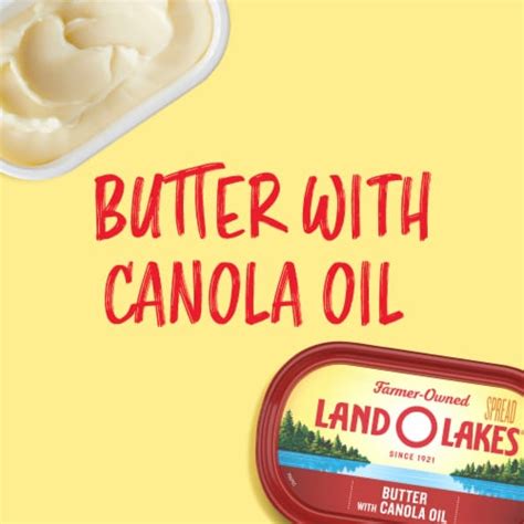 Land O Lakes Butter With Canola Oil Spreadable 15 Oz Kroger