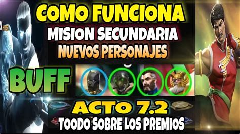 Llega El Acto Nuevas Misiones Buff A Personajes Recompensas