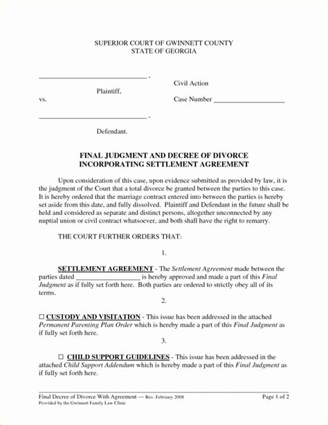 Car Accident Settlement Agreement Template