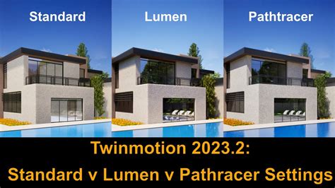 Twinmotion Lumen V Pathtracer V Standard Settings Tutorial