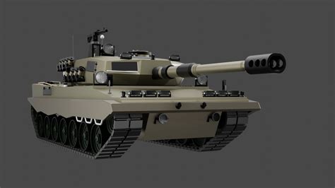 LEOPARD-2A5 TANK 3D MODEL 3D model | CGTrader