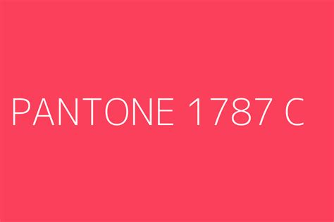 PANTONE 1787 C Color HEX Code