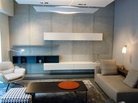 21 Amazing Living Room Designs With Concrete Wall