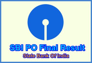 Sbi Po Final Result Released State Bank Cutoff Score Card