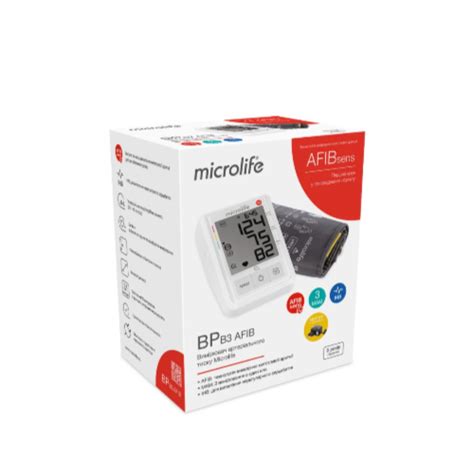 Microlife AFIB Upper Arm BP Monitor With Adapter B3 Care Center