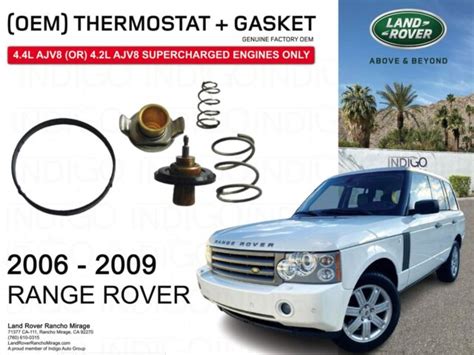 Land Rover Lr3 Ranger Rover And Sport Thermostat With Gasket Lr005765