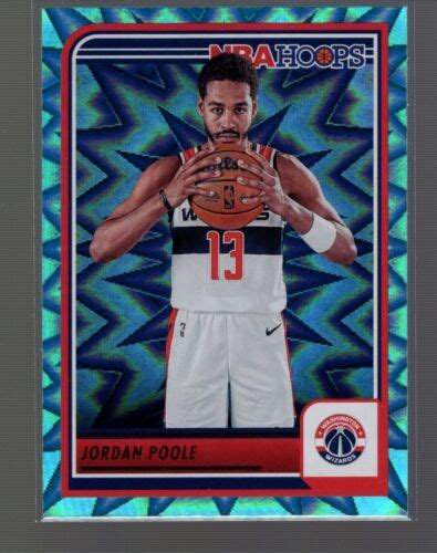 2023 24 Panini Hoops Teal Explosion 137 Jordan Poole EBay