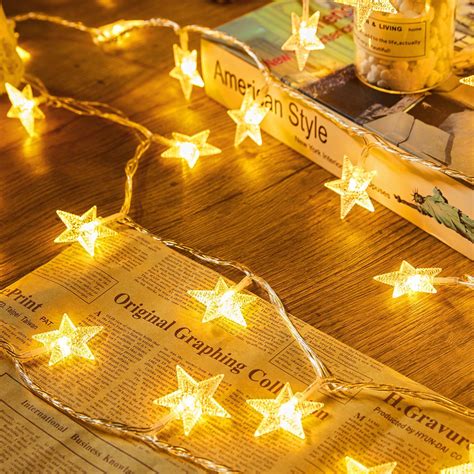 Amazon Anjaylia Star Lights Ft Led Battery Operated String