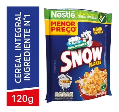 Cereal Matinal Nestle Snow Flakes 120gr Kit 2 MercadoLivre