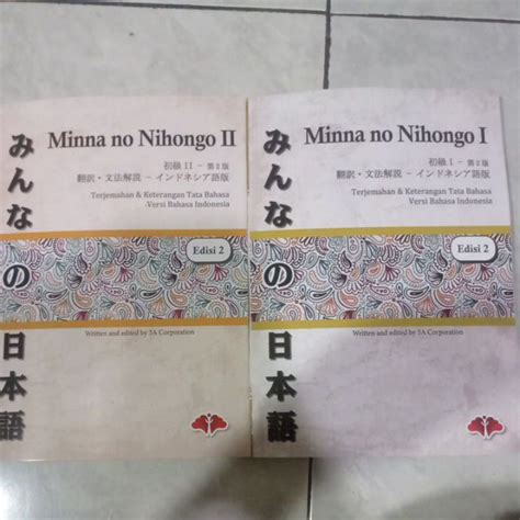 Jual Paket Minna No Nihongo Edisi Terjemahan Shopee Indonesia