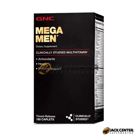 Multivitamínico Mega Men 180 Cápsulas GNC