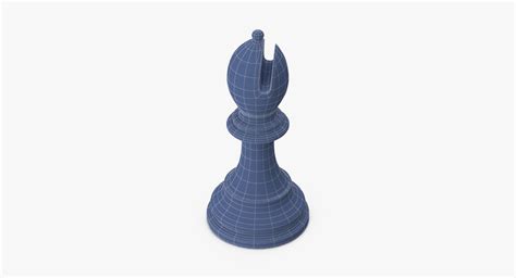3d Bishop Chess Piece Model