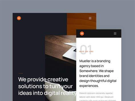 Responsive Agency Website Template Freebies Fribly