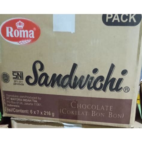 Jual Roma Sandwichi 1 Dus 42pc Shopee Indonesia