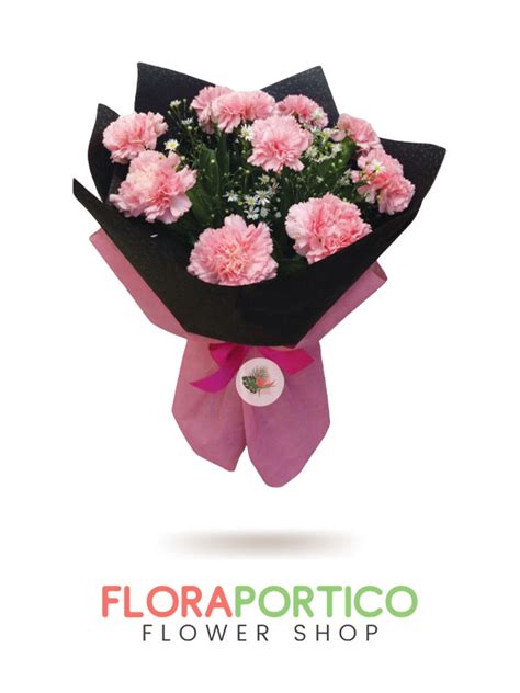 Bouquet of Carnations Gratitude I FLORAPORTICO I Same Day Flower Delivery