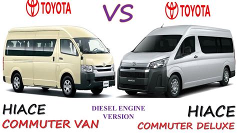 Toyota HIACE VAN Old Shape Vs The New 2022 Toyota HIACE COMMUTER