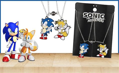 Bioworld Sonic The Hedgehog Jewelry Necklace Set Sonic And Tails Best