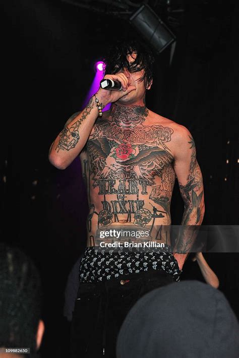 Rapper Yelawolf Performs At The Highline Ballroom On March 8 2011 In