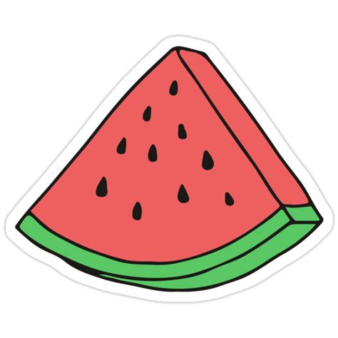 Watermelon Stickers By Moxie Graphics Redbubble