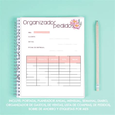 Agenda Digital 2021 Emprendedora Imprimible Planner Etsy