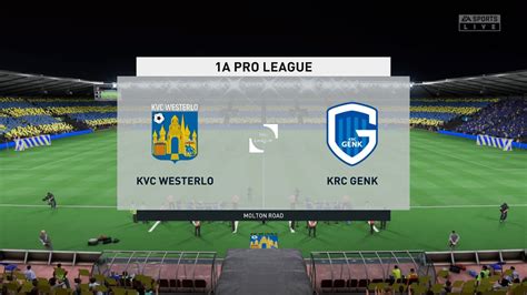 Kvc Westerlo Vs Krc Genk Jupiler Pro League Fifa Youtube