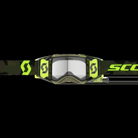 Cross Scott Prospect Super WFS Kaki Neon Green Yellow Clear Lens Goggles