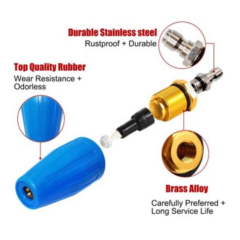 Edou Rotating Jet Nozzle Tips Nozzle Quick Connect Psi