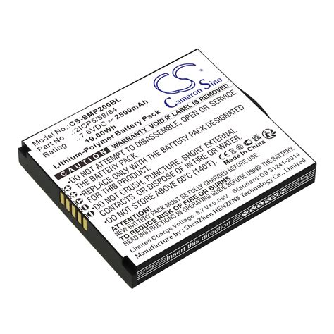 Cs Replacement Battery For Sunmi P T Icp Mah Wh