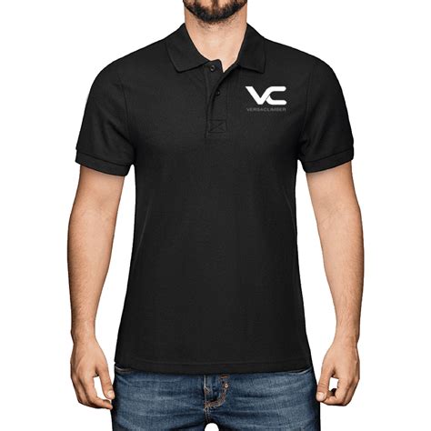 Black Polo T Shirt Versaclimber