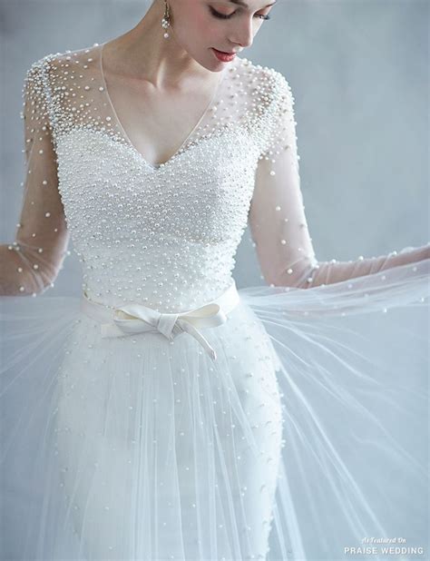 This Pearl Embellished Wedding Dress From Ray And Co Is Filled With