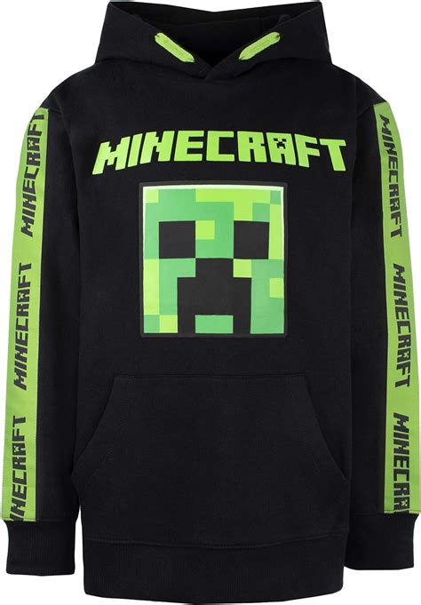 Minecraft Minecraft Clothes Boys Minecraft Hoodie 100 Cotton Black Hoodie Green Green