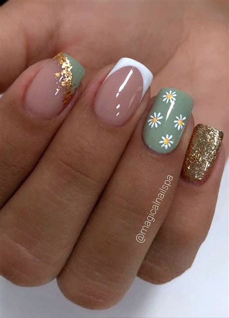 48 Summer Nails Daisy Images Summer Nails Trends