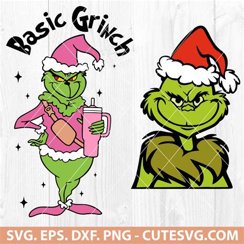 Grinch Svg Bundle Grinch Face Svg Christmas Svg Grinch Clipart