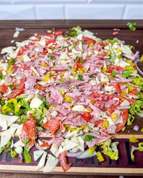 Chopped Italian Sandwich Recipe Italian Chopped Salad Italian