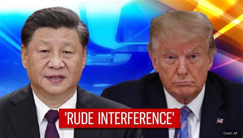 Rude Interference China Opposes Us Ban On Imports Urges To