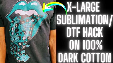 Sublimation Dtf Hack On Dark Fabric Sublimation Hack On Cotton In