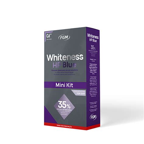 Clareador Whiteness Hp Blue Mini Kit Paciente Fgm Dental Fenix