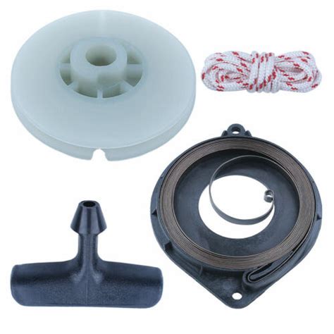 Recoil Starter Pulley Spring Kit For Husqvarna 445E 450 460 455 Rancher