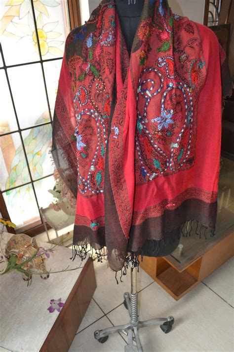 Pashmina Digital Printed Shawls Scarves Jamavar Wraps