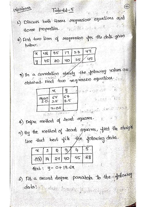 Mathematical Equations And Formulas Assignments Mathematics Docsity