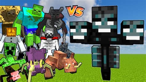 Wither Vs Mutant Beasts And Mutant More Youtube