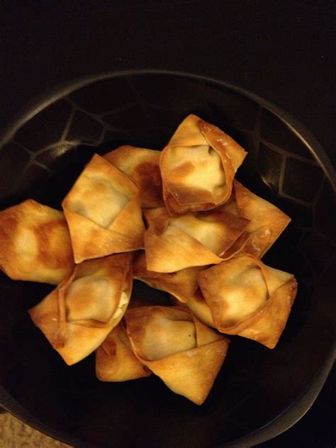 Homemade Cream Cheese Wontons All You Need Is Wonton Wrappers Cream