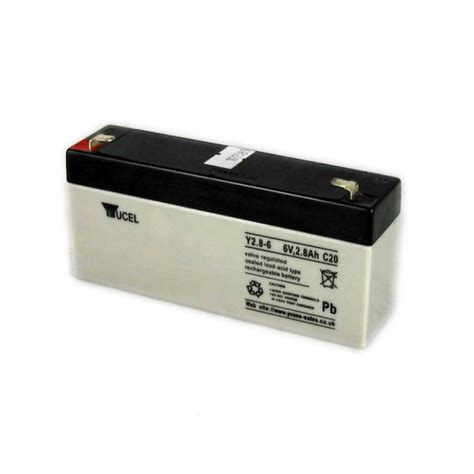 Yucel Y28 6 Vrla Agm 6 Volt 28ah Battery County Battery