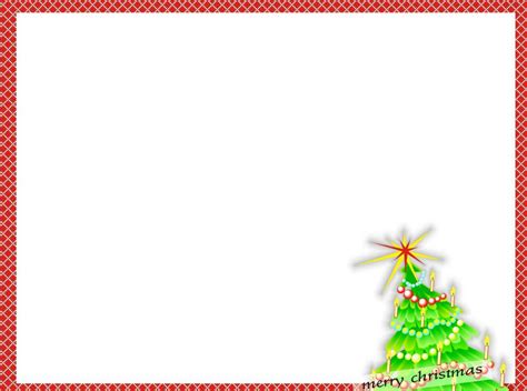 Free Printable Christmas Border Templates Word Psd