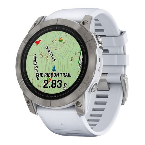 Zegarek Garmin Epix Pro Mm Sapphire Tytanowy Z Bia Ym Paskiem