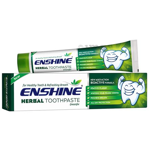 Enshine Herbal Toothpaste Buy Tube Of 100 Gm Toothpaste At Best Price