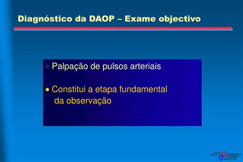 Ppt Doença Arterial Obstrutiva Periférica Daop Powerpoint