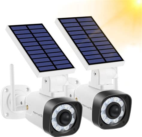 Amazon Techage Sl Solar Battery Powered Fake Security Camera